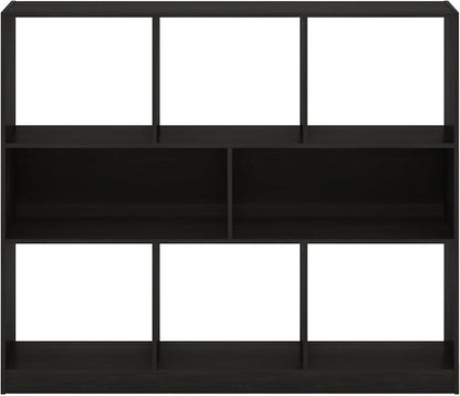 Furinno DALY Book Shelf, 8-Cube Bookshelf, Horizontal Cube Storage Organizer - Image 6