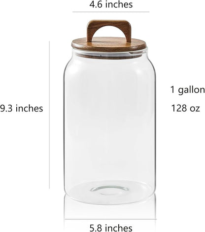Sweejar Large Glass Candy Jar - Image 2