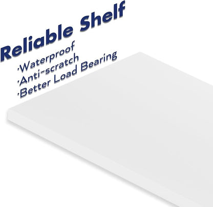 NUMENN Bookshelf, 5 Tier Freestanding Shelving Unit, Falling Prevention Baffle - Image 7