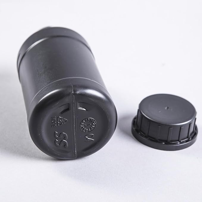 8pcs Black Hdpe Plastic Bottles - Image 2