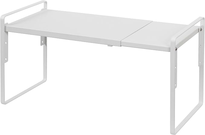 Nxconsu Cabinet Shelf Expandable Height Adjustable Organizer Riser by Nxconsu