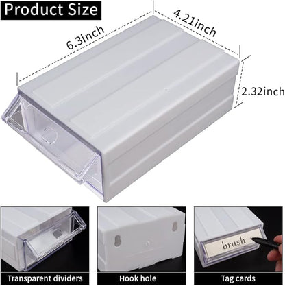 12 Pcs Drawer Stackable Storage Cabinet - Image 2