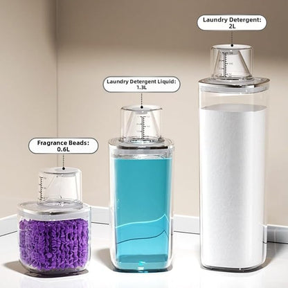 Transparent sealed laundry detergent canister - Image 9