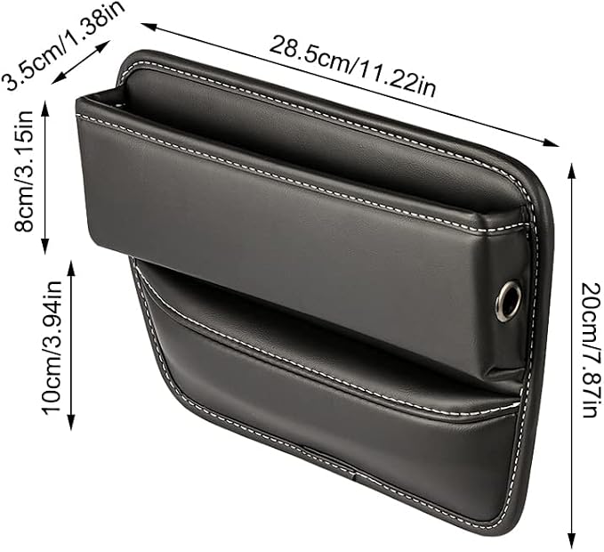 Riloer Car Organizers for Gap Leather Waterproof Car Seat Gap Fillers for Cars - Image 7