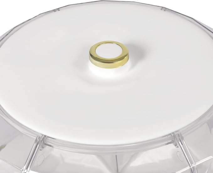 Cereal Dispenser Countertop 360° Rotating Grain Storage Container 13.2 Lbs Rice - Image 8