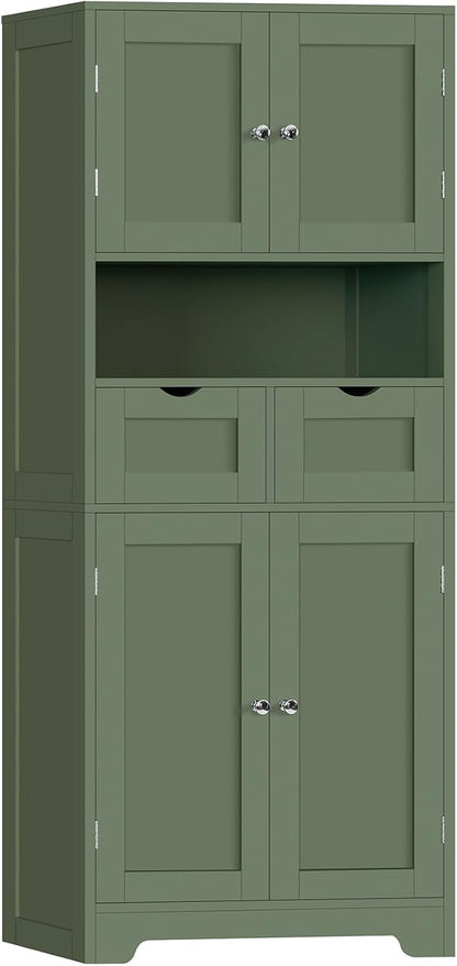TEENFON 57.8" H Tall Bathroom Storage Cabinet by TEENFON