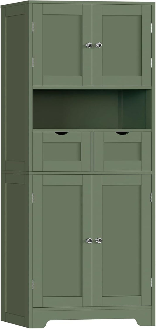 TEENFON 57.8" H Tall Bathroom Storage Cabinet by TEENFON