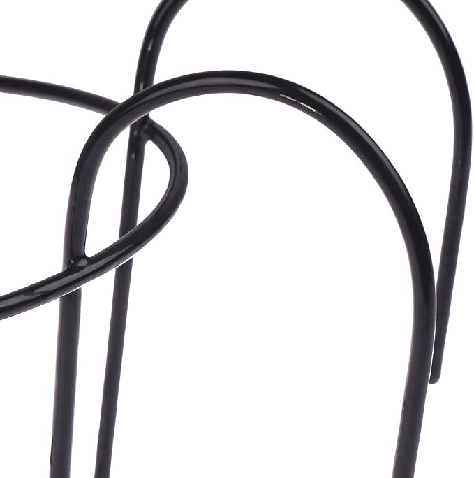 4 Pack Hanging Railing Planters Flower Pot Holders Plant Iron Racks Fence Metal - Image 3