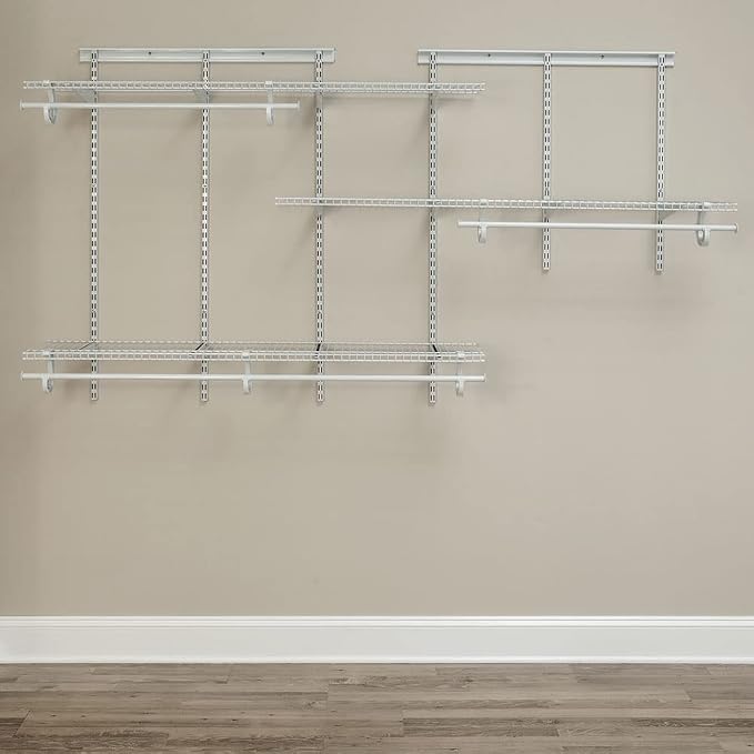ClosetMaid ShelfTrack Wire Closet Organizer System, Adjustable from 5 to 8 Ft. - Image 9