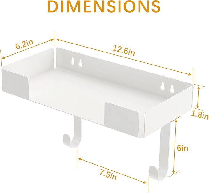 JUYSON Ironing Board Holder Wall Mount, Iron Board Storage Hanger - Image 5