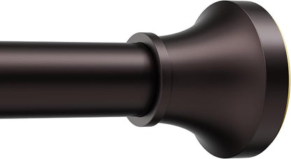 Adjustable Shower Curtain Rod 31-104 Inch, Never Rust Stainless Steel Brown by STARLATTA