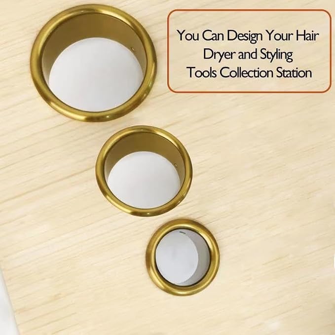 Hair Styling Station Dryer Curling Iron Appliance Hot Iron Tools Holder Tube - Image 4