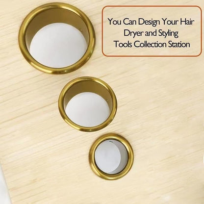 Hair Styling Station Dryer Curling Iron Appliance Hot Iron Tools Holder Tube - Image 4