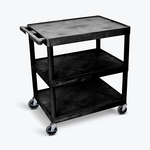 LUXOR HE40-B Utility Cart by LuxorWorkspaces
