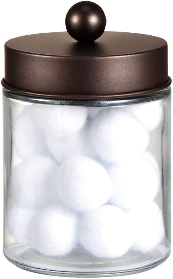 Amolliar Apothecary Jars Bathroom Storage Organizer - Image 2