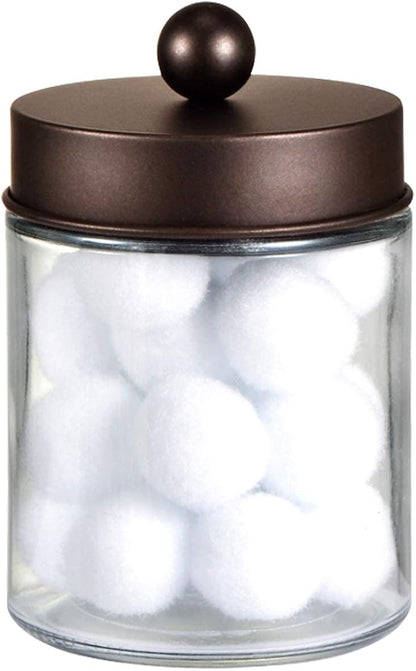 Amolliar Apothecary Jars Bathroom Storage Organizer - Image 2