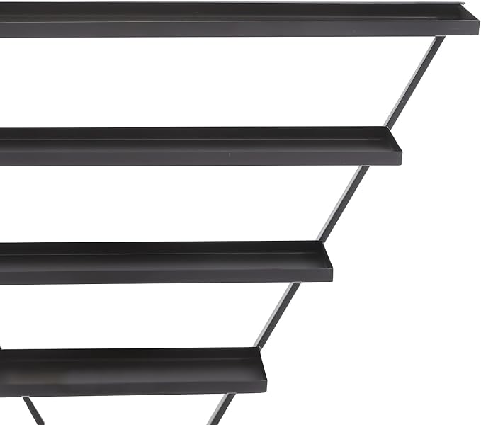 10PCS Black Triangular Nail Polish Racks, 5 Tiers Wall-Mounted Cosmetic Display - Image 5