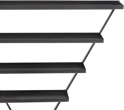 10PCS Black Triangular Nail Polish Racks, 5 Tiers Wall-Mounted Cosmetic Display - Image 5