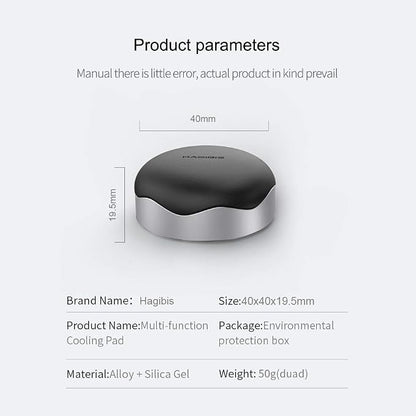 Hagibis Laptop Cooling Pad, Ergonomic Laptop Stand Small Invisible Cooler Ball - Image 7