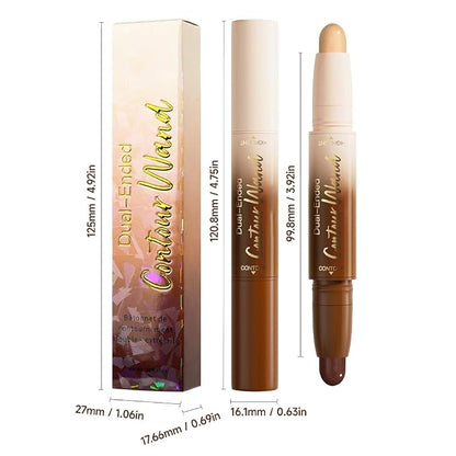 evpct Nude Brown & Nude Cream Contour Stick Face Body Makeup Dual Ended - Image 7