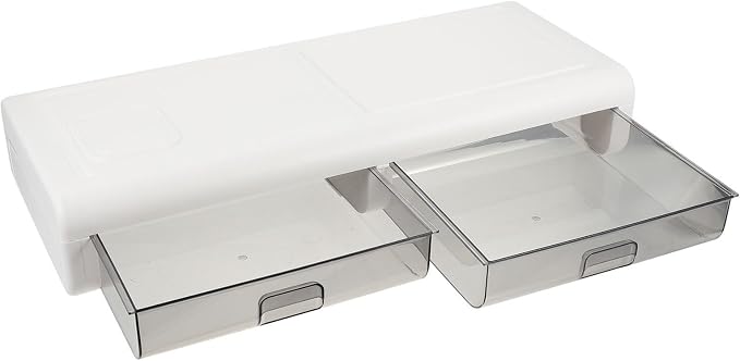 Monitor Riser Stand with Transparent Black Drawer Sturdy Computer Holder Desk by Unknown