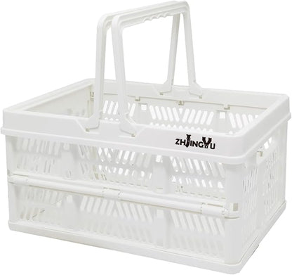 ZHJINGYU crates for storage, plastic baskets for organizing, collapsible by ZHJINGYU