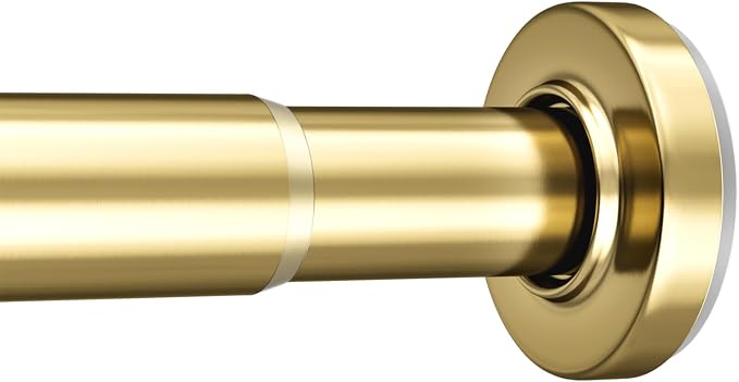 AmazerBath Spring Tension Shower Curtain Rod, 31-75 Inches Heavy Duty Tension by AmazerBath