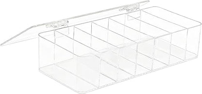 Clear Acrylic Makeup Organizers, 7-Section Bathroom Organizer by Unknown