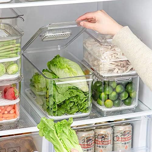 SANNO Fridge Produce Saver Stackable Refrigerator Organizer Keeper - Image 3