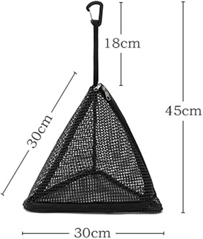heyous Camping Dry Net, 30x45cm Camping Organizer Mesh Hanging Basket Net - Image 3