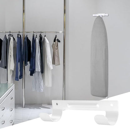 Ironing Board Hanger, Wall Mount Ironing Board Holder Organizer Wall Rack - Image 4