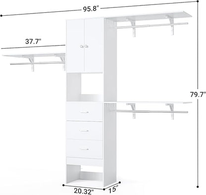 Armocity 96 Inches Closet System - Image 3