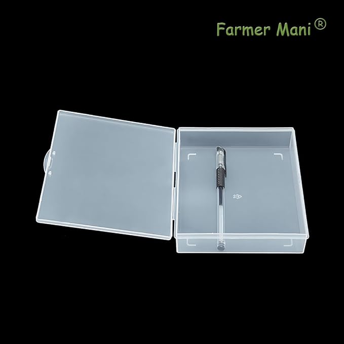 2 Packs Small Plastic Storage Containers, Beads Pencils Notebooks - Image 8