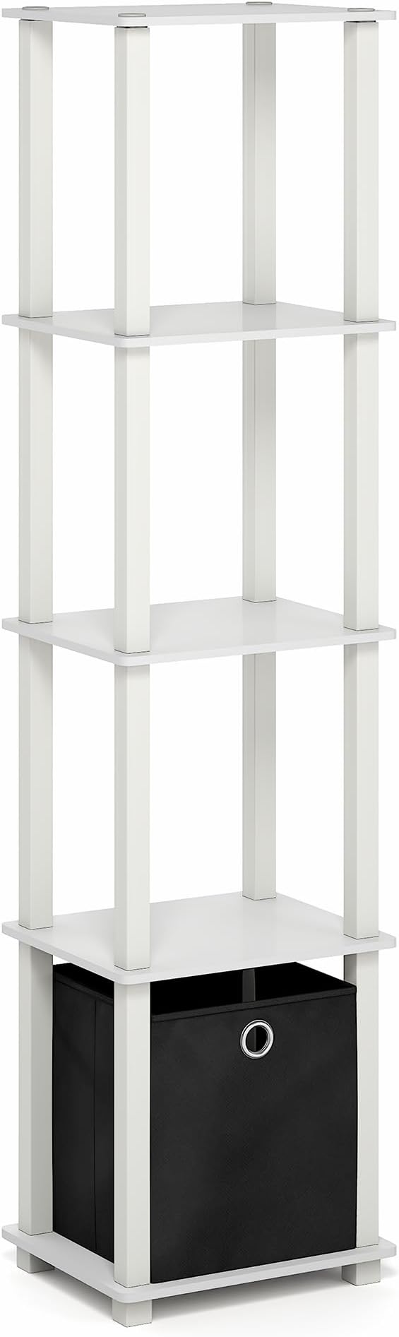 Furinno Turn-N-Tube Book Shelf, 5-Tier Square Open Frame Display Shelf - Image 6