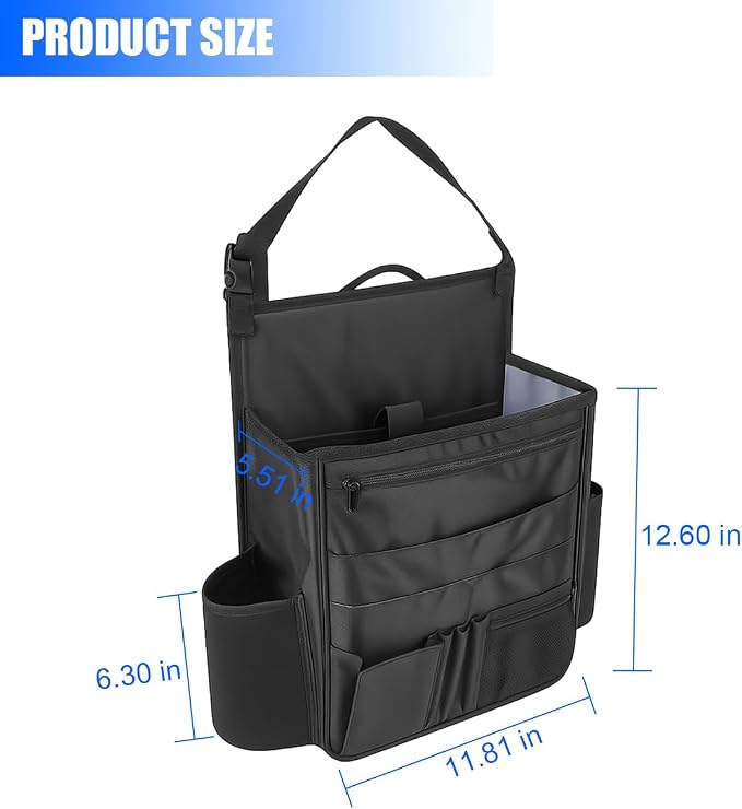Car Front Seat Organizer, Automotive Interior Storage Organizer, Universal - Image 2