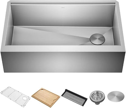 Kraus Kore 33-Inch Farmhouse Workstation by KRAUS