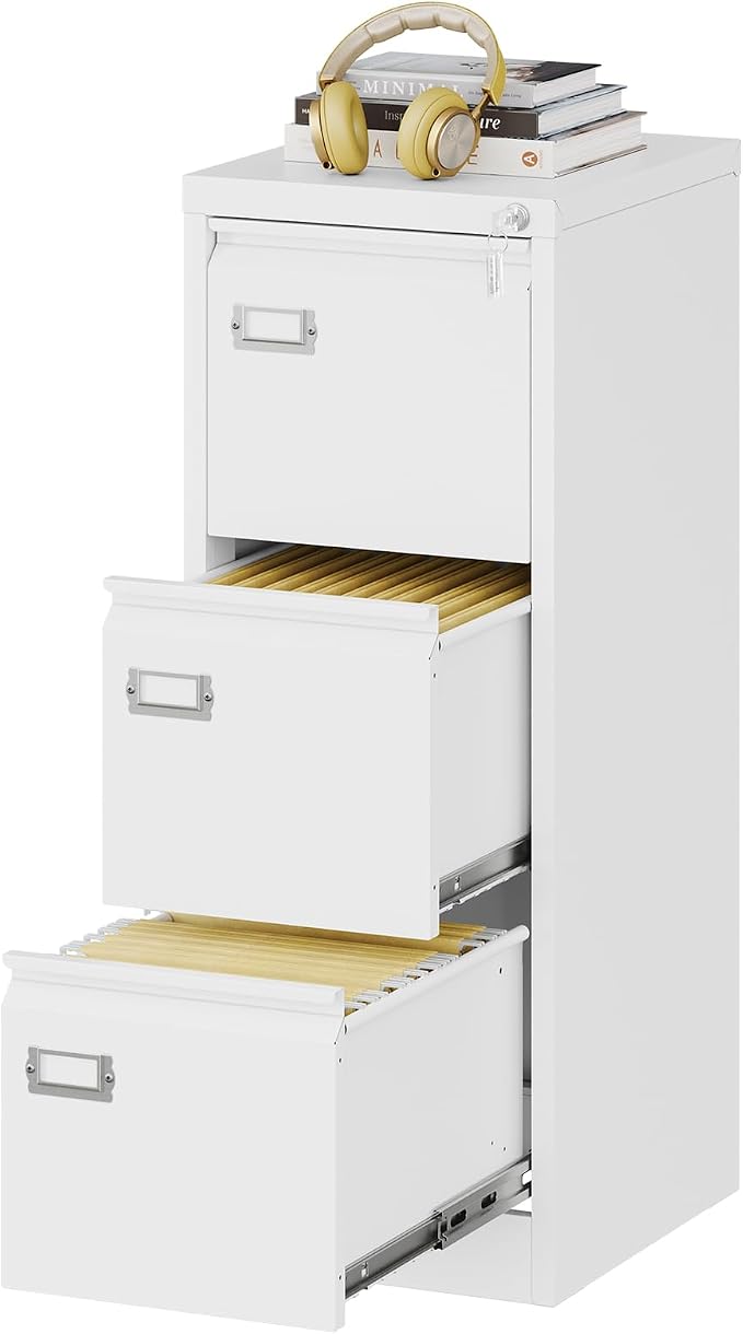 3 Drawers Vertical File Cabinets by Fesbos