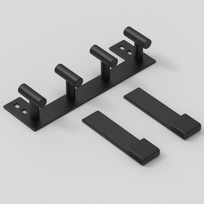 PMMASTO No-Drill Extra Long Shower Hooks, Fits 3/8" Thick Door, Heavy Duty - Image 8