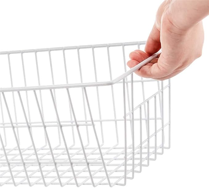 Wire Storage Basket Freezer Organizer Bins Food Storage Metal Baskets - Image 7