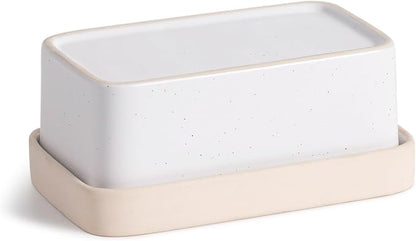 Ceramic Butter Dish with Lid，Large Butter Dish by IntoYourHouseOntoYourTable