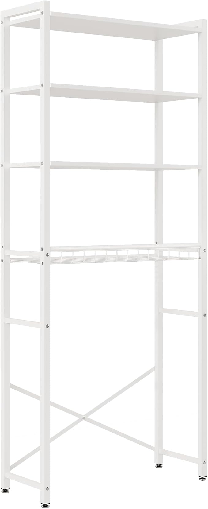 4-Tier Over-the-Toilet Storage Rack - Image 4