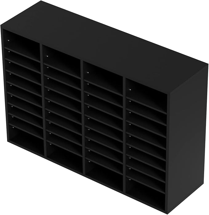 VEVOR Wood Literature Organizer, 36 Compartments, Mailboxes Slot - Image 10