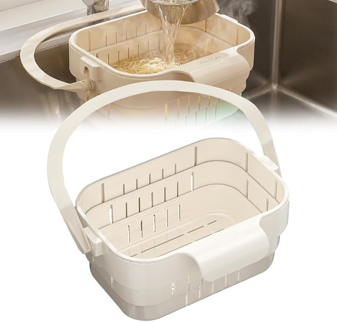 Foldable Hanging Kitchen Sink Drain Basket, 2026 Upgraded Space Saving Sink by AIIONP