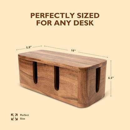 Cable Management Box & Cord Organizer- Cable Organizer - Image 4