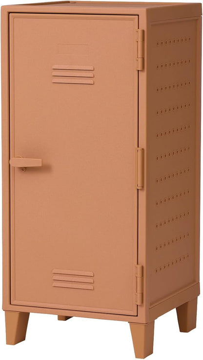 TENMA Orange Retro Cute Locker-Shaped Storage Box, Fits Peg Cabinet, Vertical by Unknown