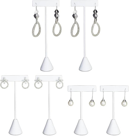 Ikee Design 6Pcs Set Earring T Stand Display Set by IkeeDesign