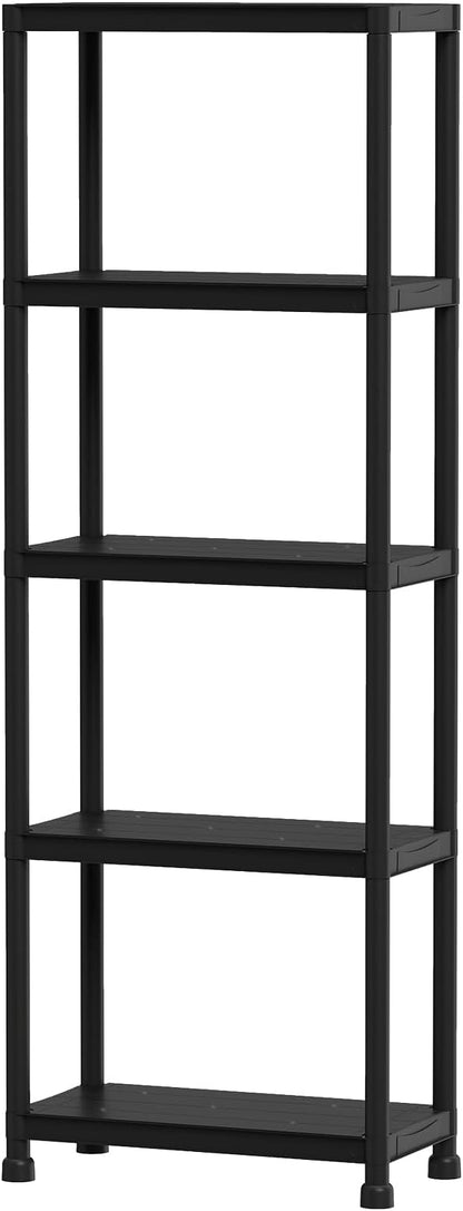 GIANTEX 5-Tier Heavy-Duty Plastic Storage Shelves | Freestanding Garage by Giantex