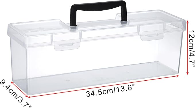 Kokone 2 Pack Plastic Clear Seed Storage Organizer Box - Image 2