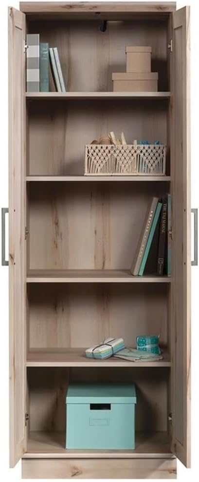 Sauder HomePlus Two Door Storage Cabinet/Pantry Cabinet, Pacific Maple Finish | - Image 4
