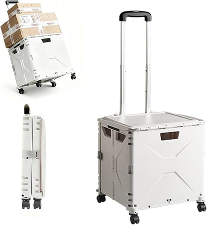 Collapsible Rolling Crate on Wheels by Unknown